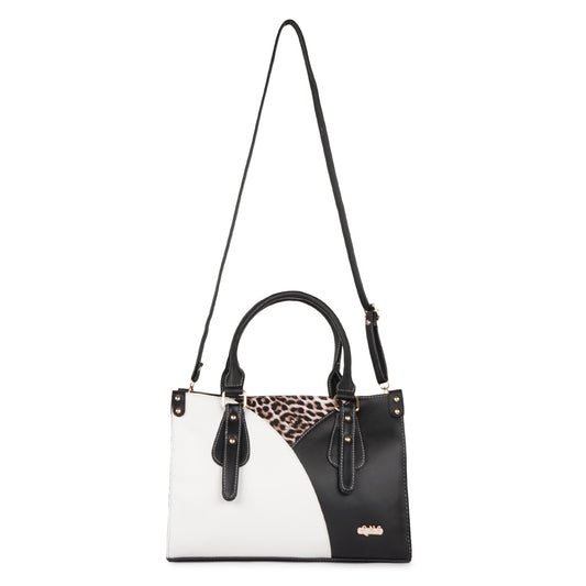 Naira Handbag – Luxe Leopard Panel