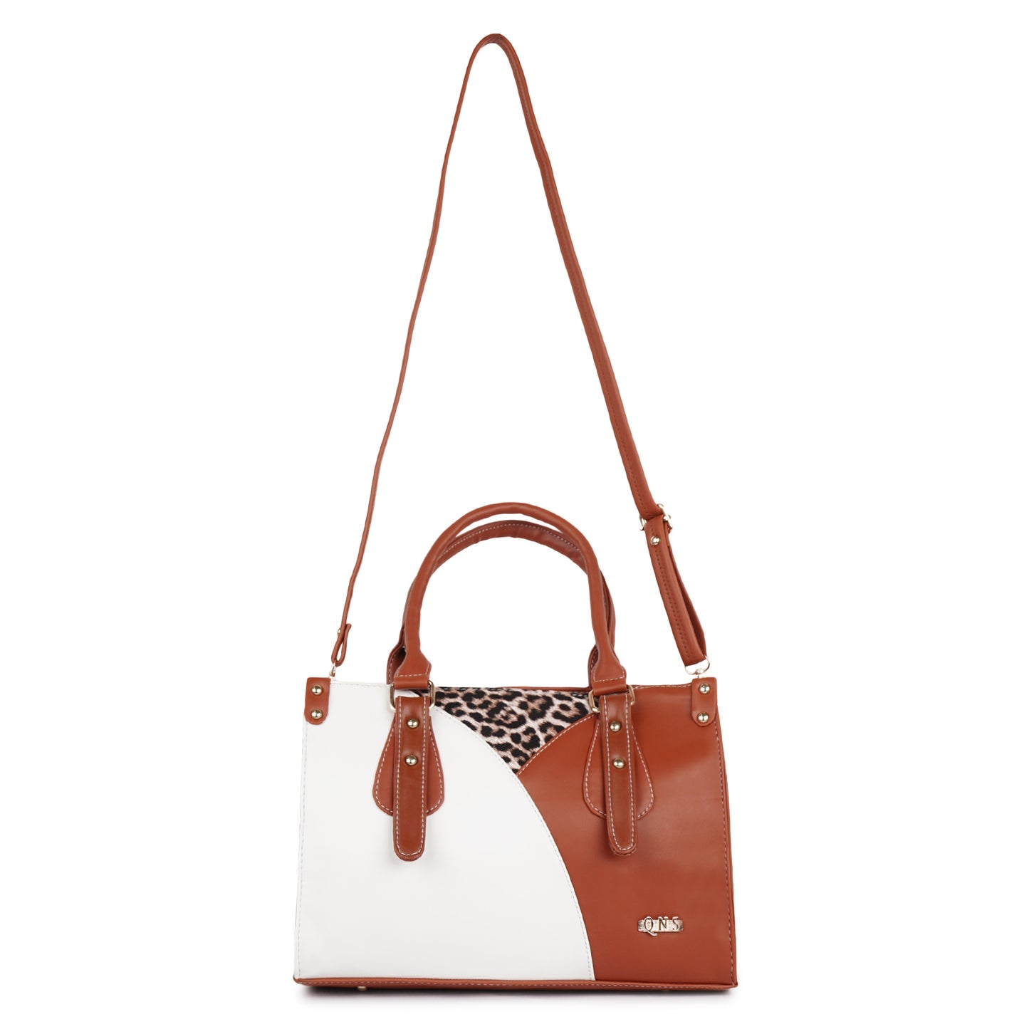 Naira Handbag – Luxe Leopard Panel