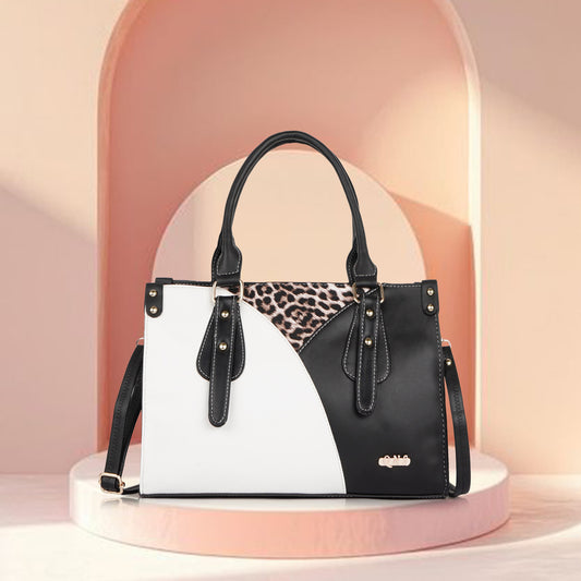 Naira Handbag – Luxe Leopard Panel