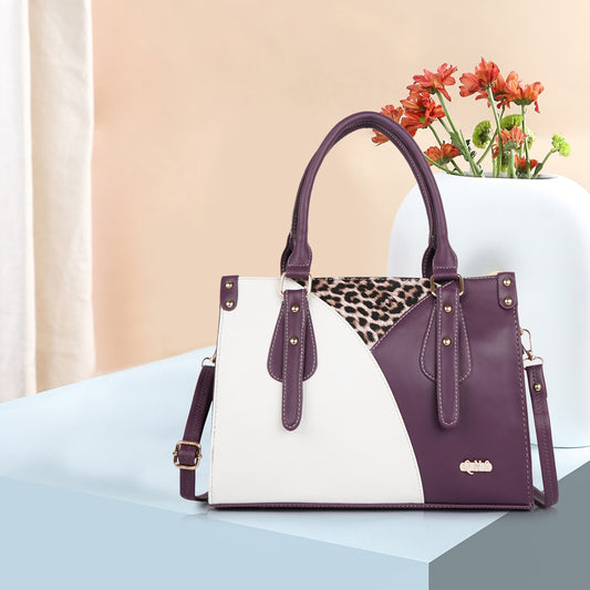 Naira Handbag – Luxe Leopard Panel
