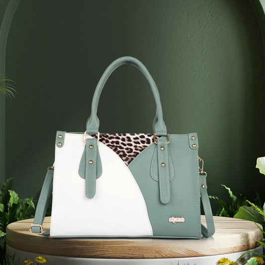 Naira Handbag – Luxe Leopard Panel