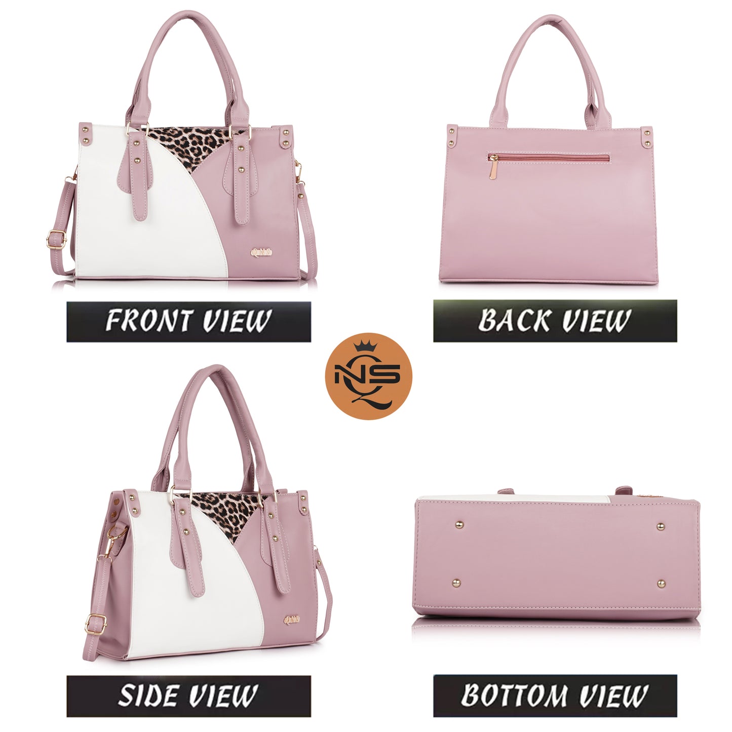 Naira Handbag – Luxe Leopard Panel