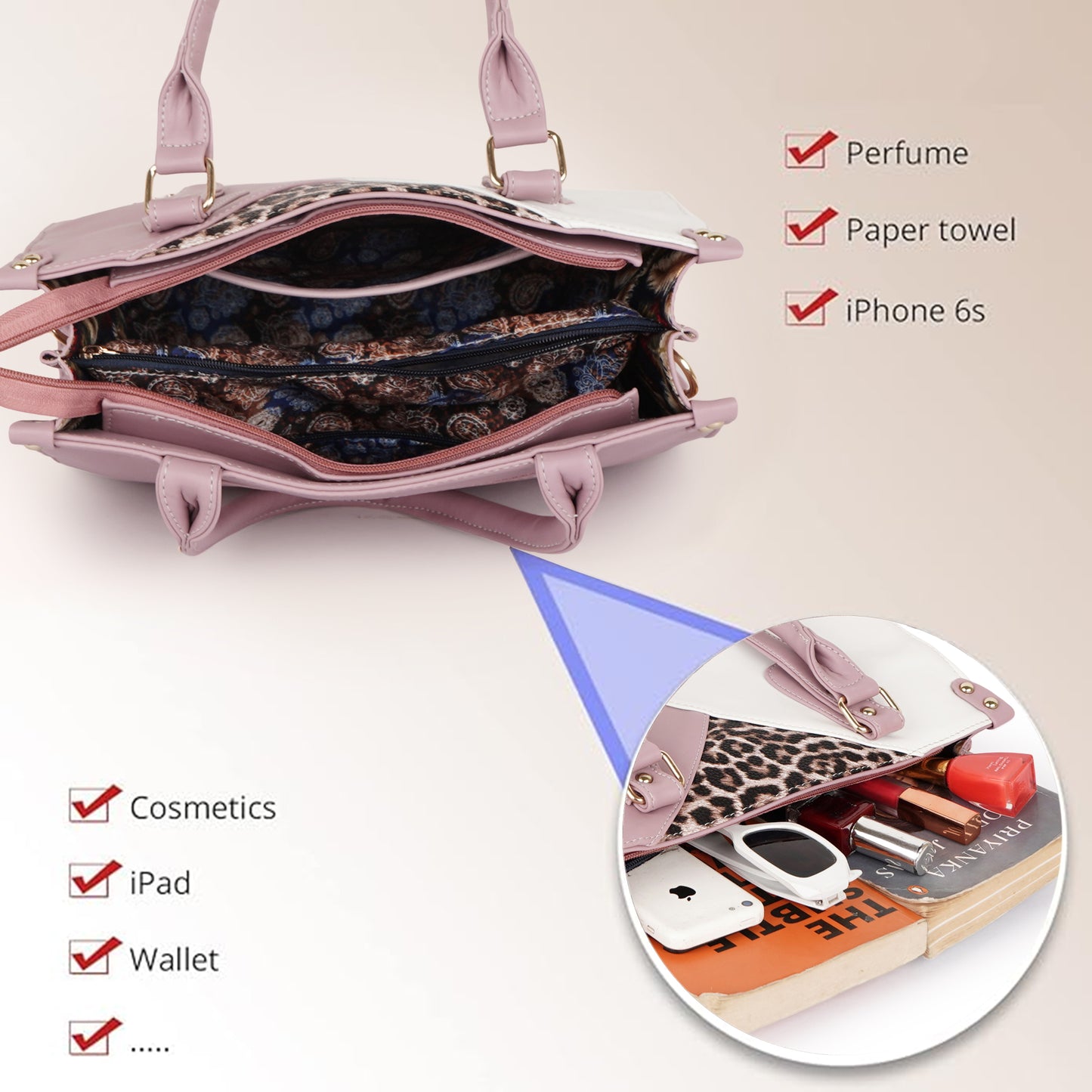 Naira Handbag – Luxe Leopard Panel