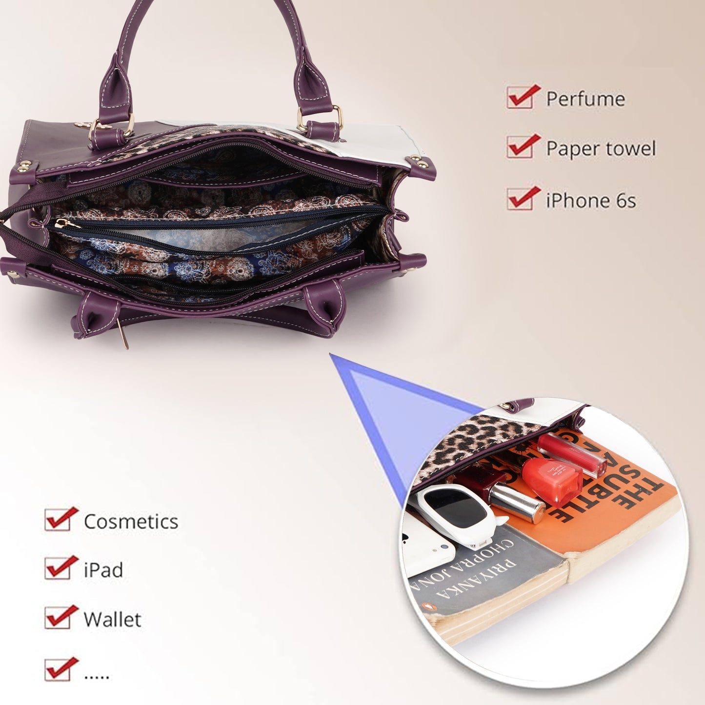 Naira Handbag – Luxe Leopard Panel