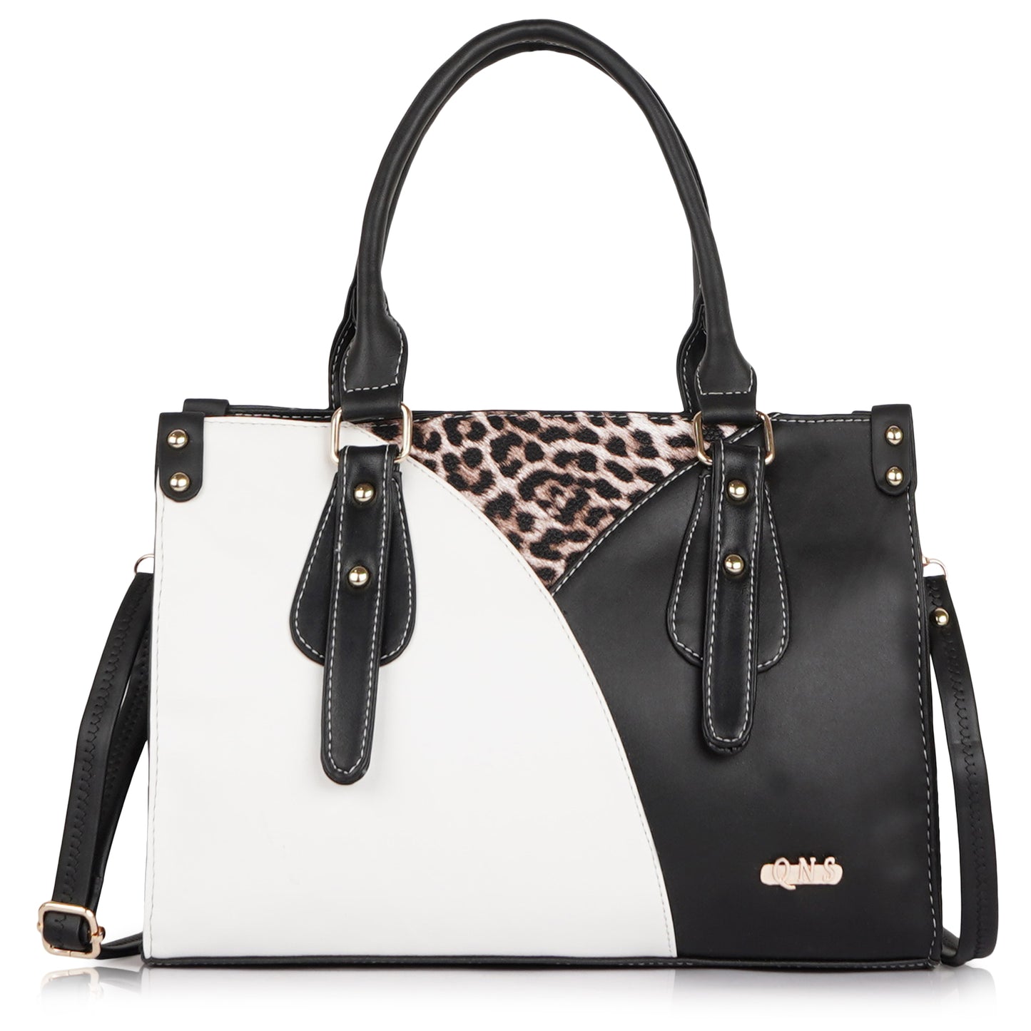 Naira Handbag – Luxe Leopard Panel