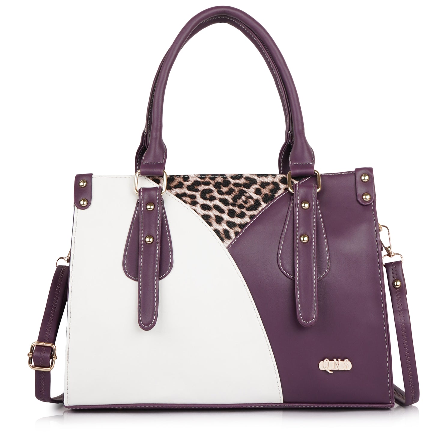 Naira Handbag – Luxe Leopard Panel