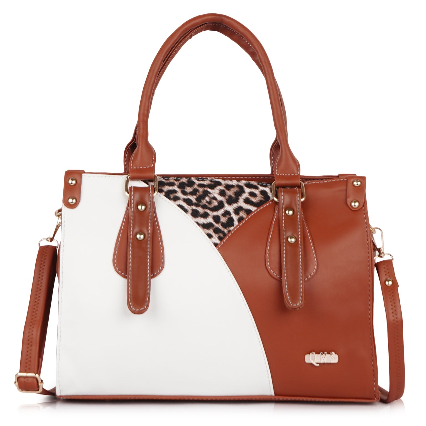 Naira Handbag – Luxe Leopard Panel