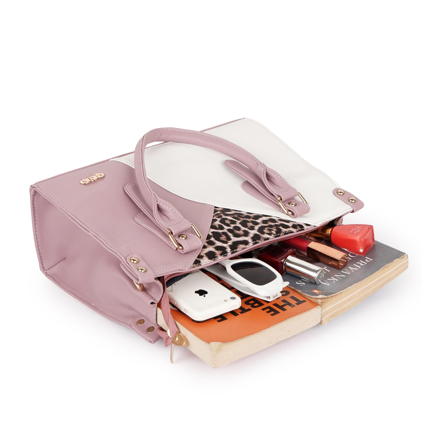 Naira Handbag – Luxe Leopard Panel