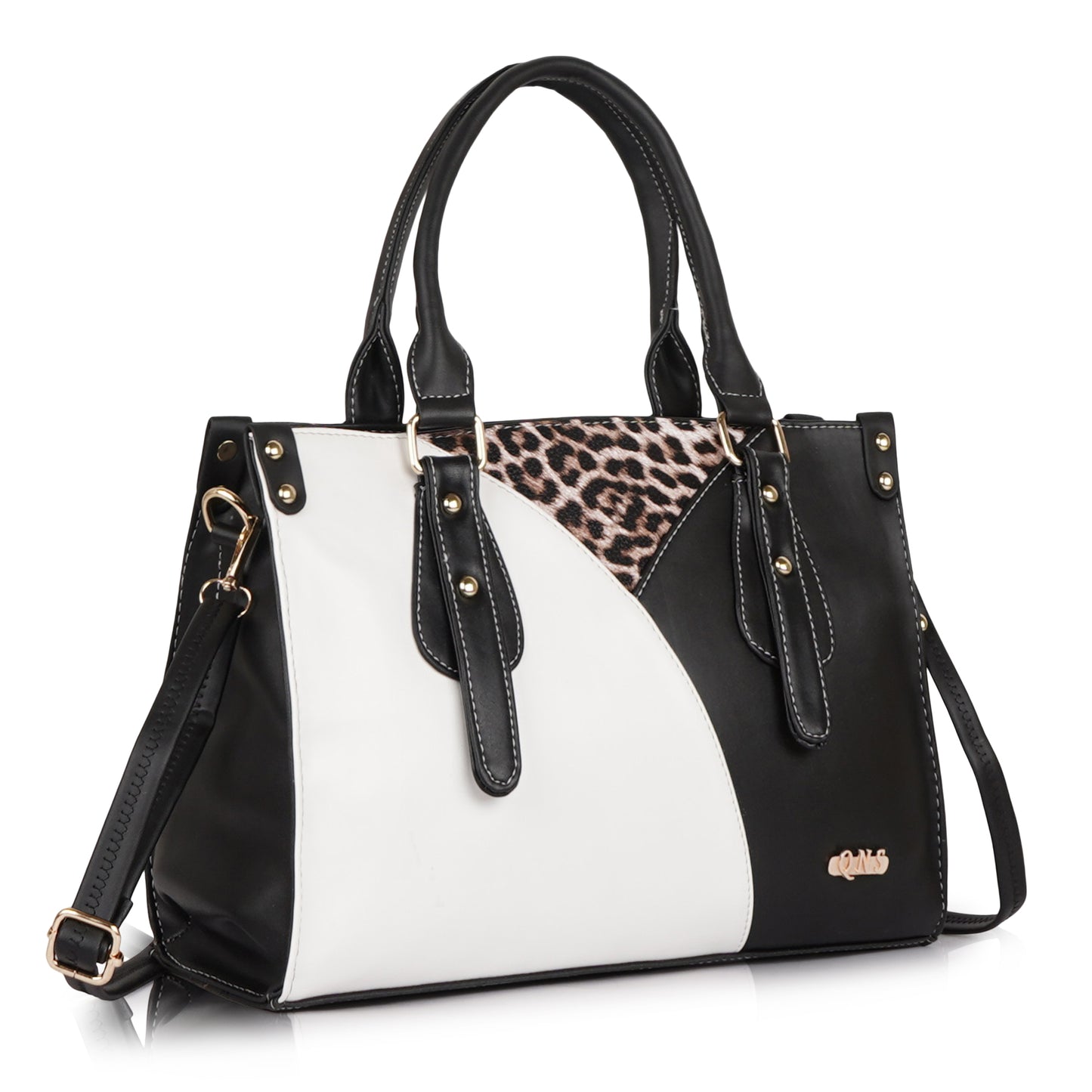 Naira Handbag – Luxe Leopard Panel