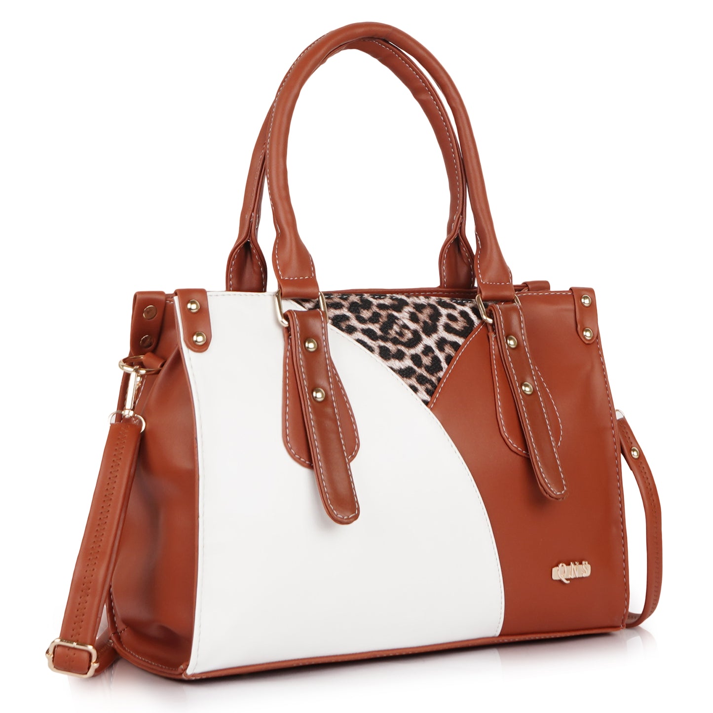 Naira Handbag – Luxe Leopard Panel