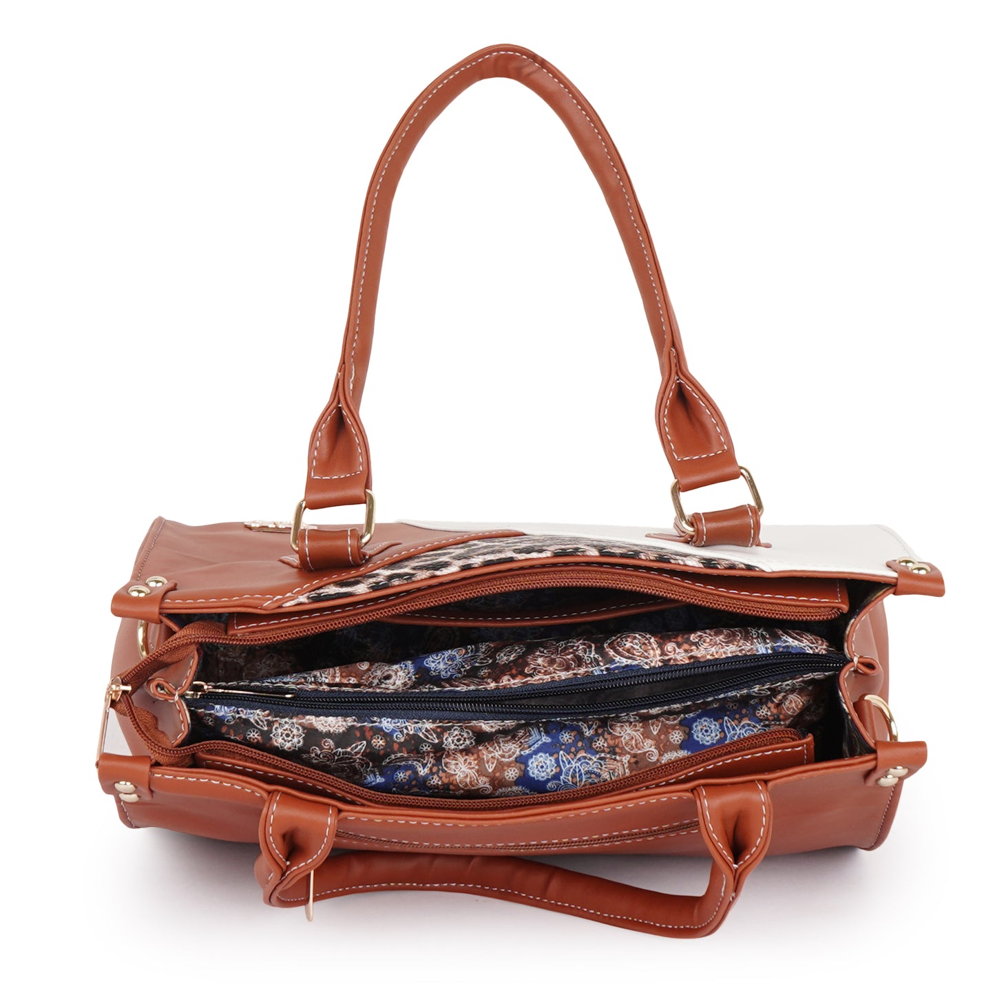 Naira Handbag – Luxe Leopard Panel