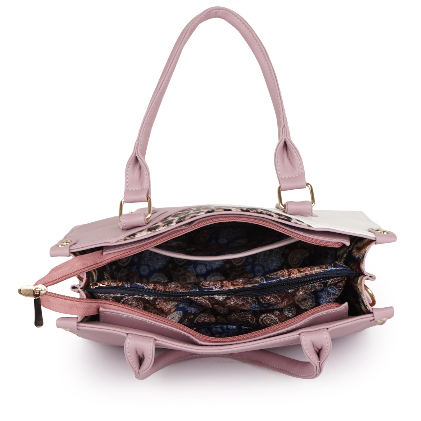 Naira Handbag – Luxe Leopard Panel