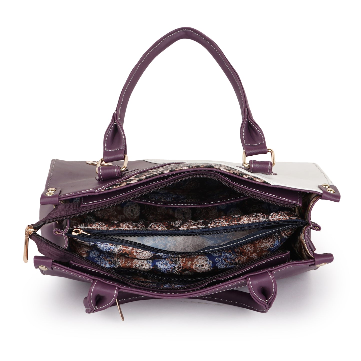 Naira Handbag – Luxe Leopard Panel