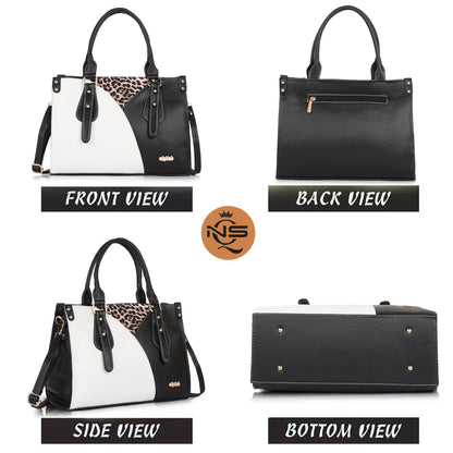 Naira Handbag – Luxe Leopard Panel