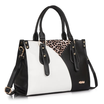 Naira Handbag – Luxe Leopard Panel