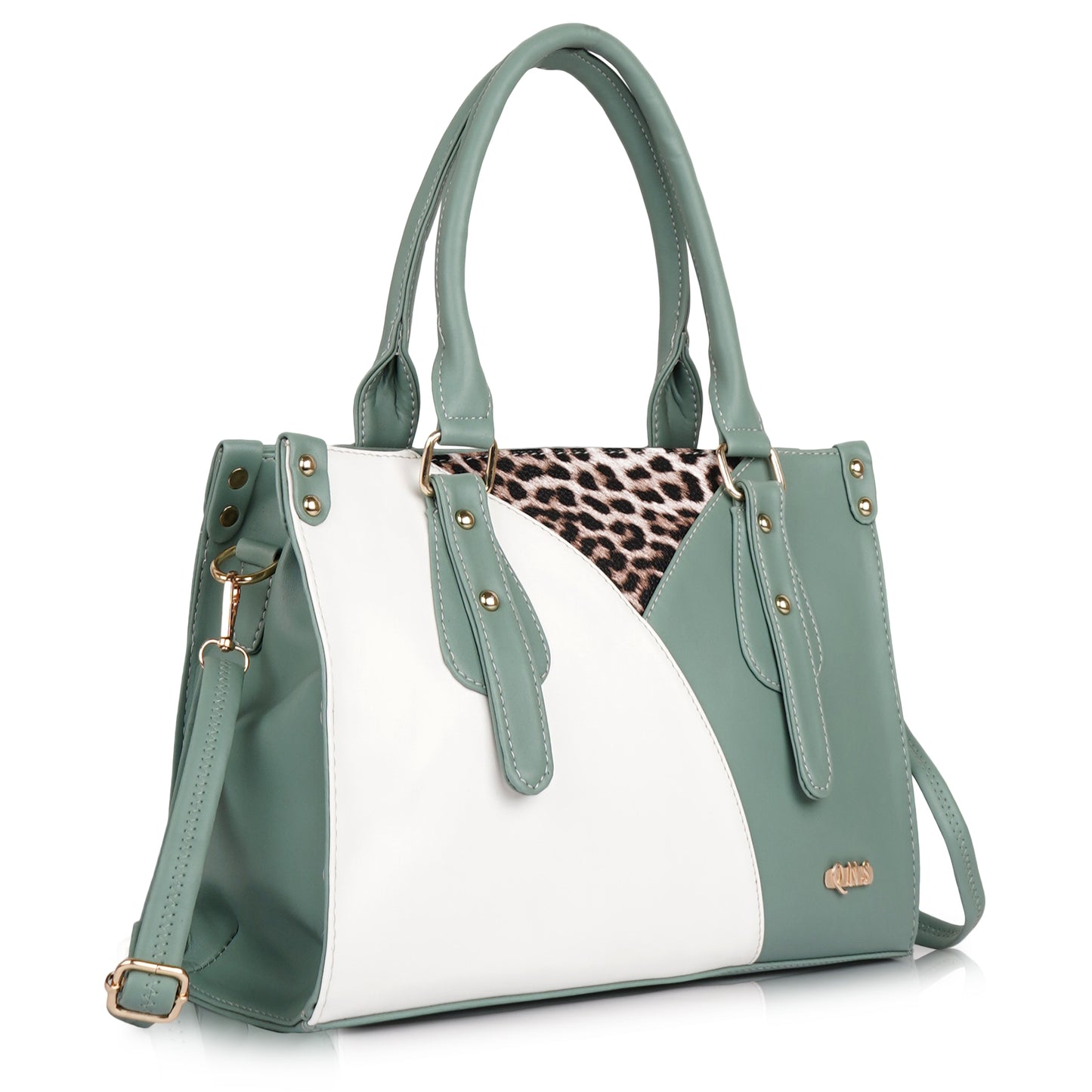 Naira Handbag – Luxe Leopard Panel