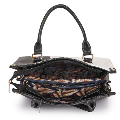 Naira Handbag – Luxe Leopard Panel