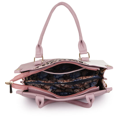 Naira Handbag – Luxe Leopard Panel