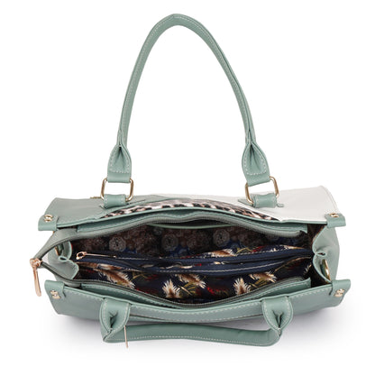 Naira Handbag – Luxe Leopard Panel