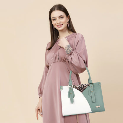 Naira Handbag – Luxe Leopard Panel