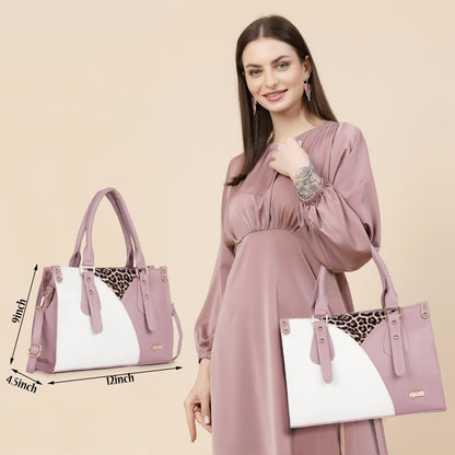 Naira Handbag – Luxe Leopard Panel